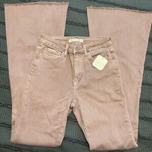 Altar'd State Mauve Flare Jeans